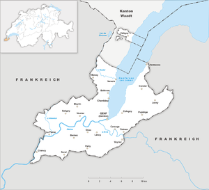 日內瓦州地圖
