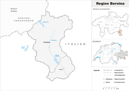 Regione Bernina – Localizzazione