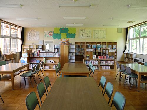ספרייה של בית הספר מכילה לרוב ספרי קריאה וספרי לימוד המשמשים לצורכי הוראה.