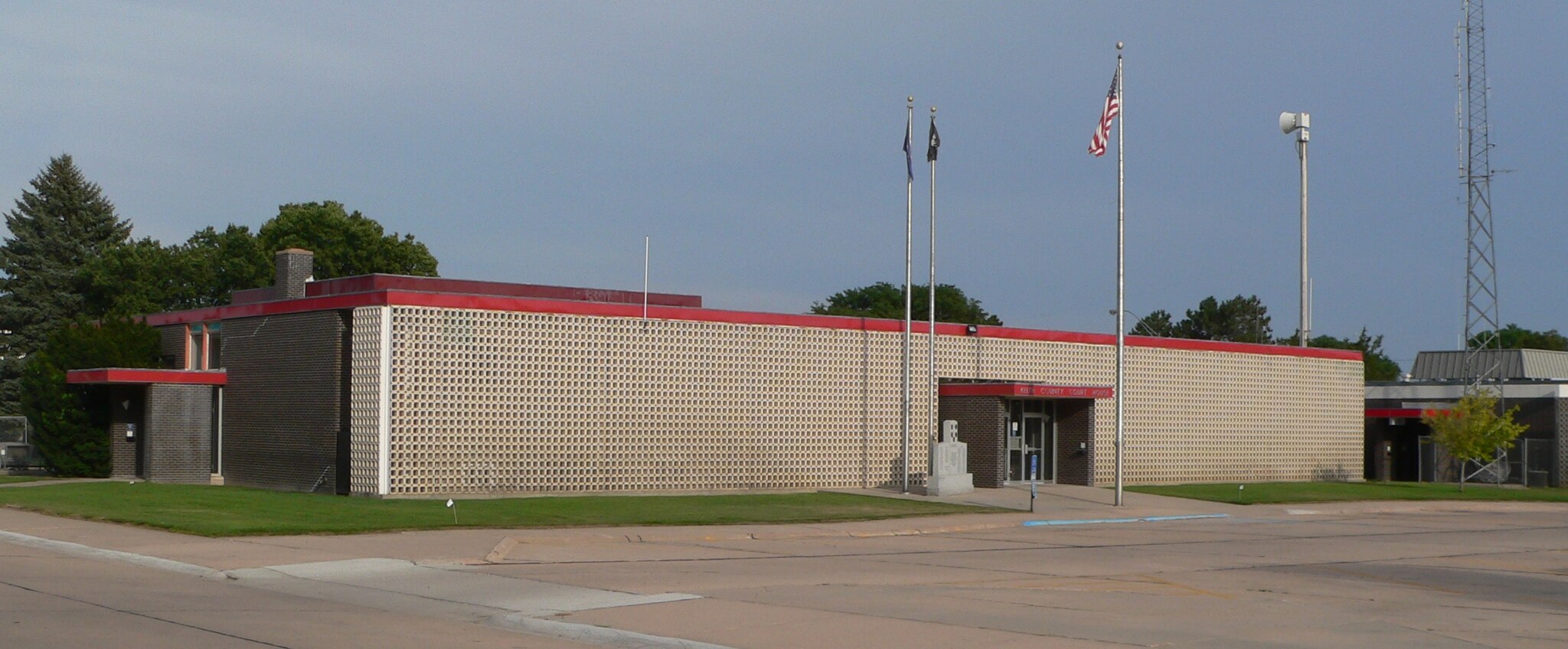 Keith County, Nebraska courthouse from NW 1