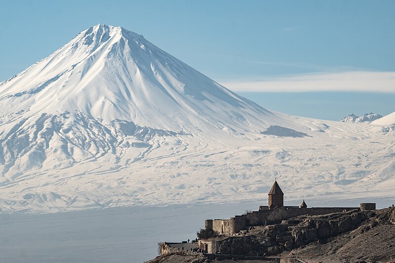 File:Khor Virap with Ararat in the background in February.jpg