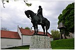 Reiterstatue von Pál Kinizsi, Nagyvázsony