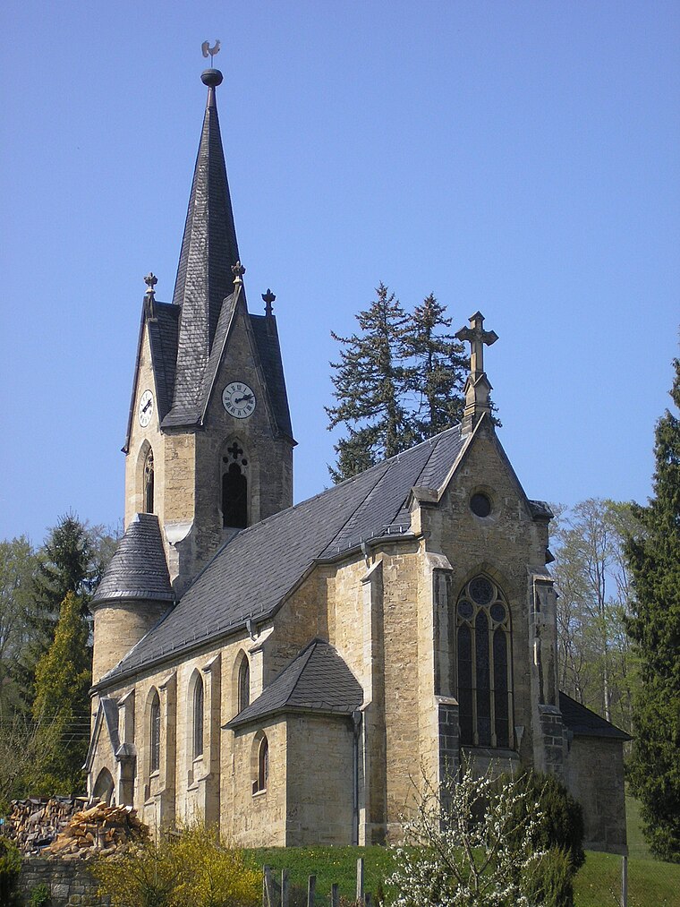 Armeeverkauf 'Thiele Militaria' Karte - Warenhaus - Frauenprießnitz,  Thüringen, Deutschland