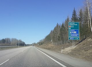 <span class="mw-page-title-main">Finnish national road 3</span> Road in Finland