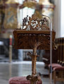 * Nomination A lectern in the church Maria Himmelfahrt of the Monastery Fürstenfeld. --Mummelgrummel 08:49, 12 January 2014 (UTC) * Decline Not sharp, and it's called a lectern. --Mattbuck 22:42, 16 January 2014 (UTC)  Done Hello Mattbuck. Thank you for the correct term. I tried to sharpen the picture but I´m not sure, wether this is enough. --Mummelgrummel 12:50, 17 January 2014 (UTC) Afraid not, you didn;t get the focus right and no amount of post-processing can correct that. Mattbuck 00:07, 18 January 2014 (UTC) Hello Mattbuck - I'm afraid that you're right. --Mummelgrummel 07:52, 19 January 2014 (UTC)