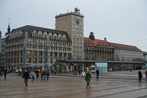 Koenigsbau Krochhochhaus Theaterpassage Leipzig 2011