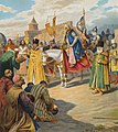Ivan de Verschrikkelijke onderwierp de Tataren en dwong een aantal zich tot het christendom te bekeren.