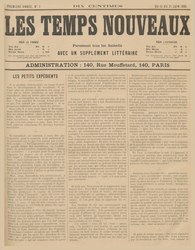 Pierre Kropotkine : Les Petits expédients, paru dans les Temps nouveaux, 15 juin 1895
