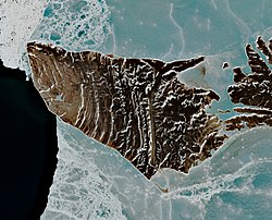Ostrov ze satelitu Sentinel 2 (2020)
