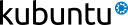 Kubuntu logo and wordmark