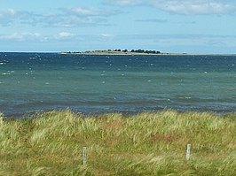 Kyholm gezien vanaf Samsø