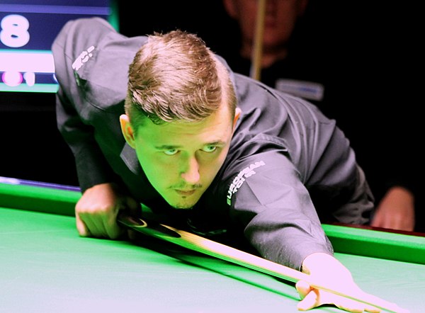 Wilson during the 2014 Paul Hunter Classic