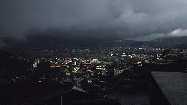 La Trinidad as viewed from Windy Hill