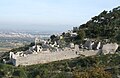 Les ruines de la Villette au dessus de la vallée du Rhône