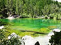 Lac Vert („grüner See“) in der Nähe von Briançon