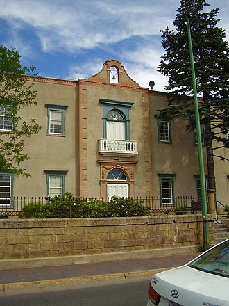 The Lamy Building, which has the department's headquarters LamyBuildingSantaFeNM0.JPG