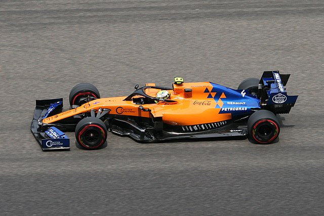 Lando Norris in a McLaren at the 2019 Chinese Grand Prix