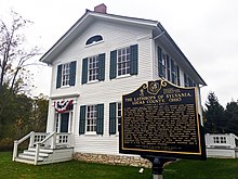 The Lathrop House in Sylvania, used as a stop along the Underground Railroad