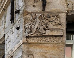 Lille.- Reliefs of Sacrifice of Isaac Rue Lepelletier.