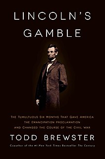 <i>Lincolns Gamble</i> book by Todd Brewster