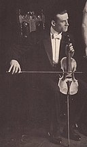 Lloyd Loar playing viola alta