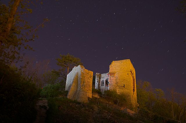 Lobdeburg Castle above Lobeda district