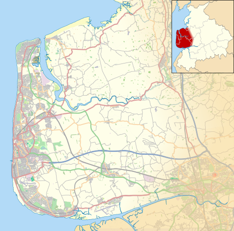 Cleveleys is located in the Fylde