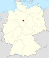 Tyskland, beliggenhed af Landkreis Peine markeret