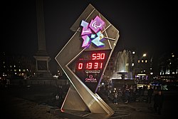 London 2012 countdown clock (1)