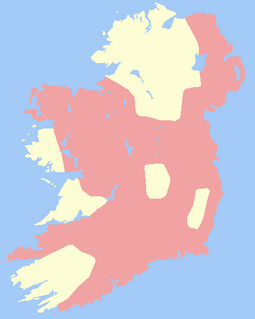 Lordship of Ireland Papal possession of Ireland held in fief by the King of England between 1171–1542