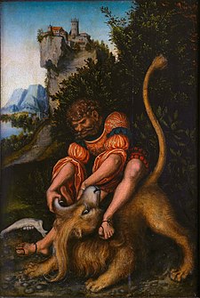 Lucas Cranach d.Ä. - Simson bezwingt den Löwen.jpg