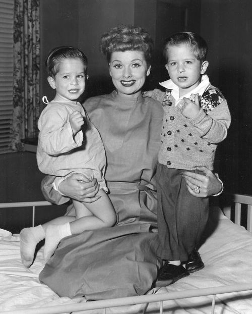 Mike (left) and Joe Mayer played Little Ricky as a toddler.