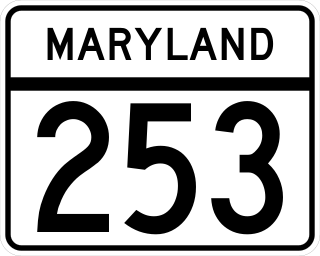 <span class="mw-page-title-main">Maryland Route 253</span> State highway in Maryland, U.S.