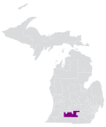 Thumbnail for Michigan's 45th House of Representatives district