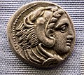 Macedonia - king Alexandros III - 336-323 BC - silver tetradrachm - head of Herakles wearing lion scalp - Zeus on throne - München SMS
