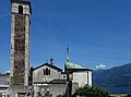 Kirche Madonna di Ponte mit Blick auf den Lago Maggiore
