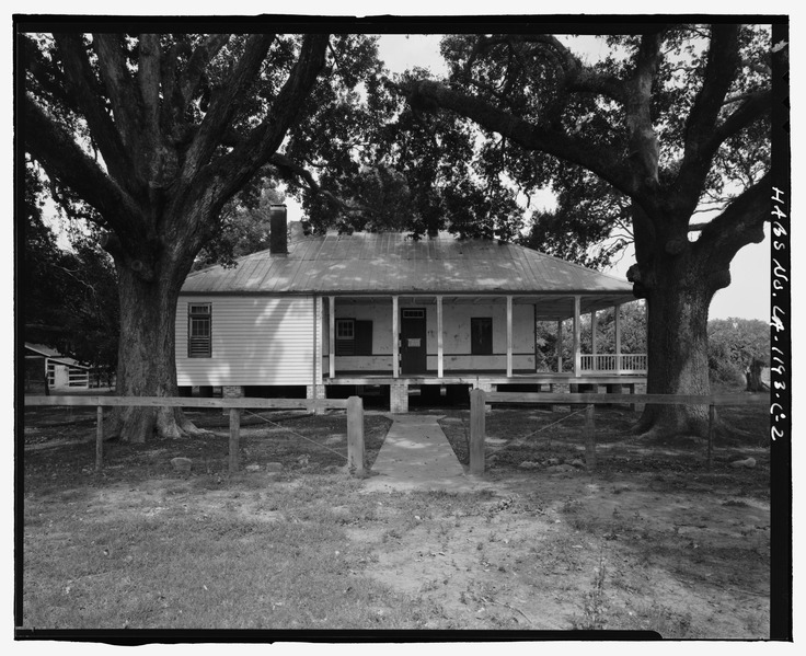 File:Magnolia Plantation, Overseer's House, LA Route 119, Natchitoches, Natchitoches Parish, LA HABS LA,35-NATCH.V,2-C-2.tif