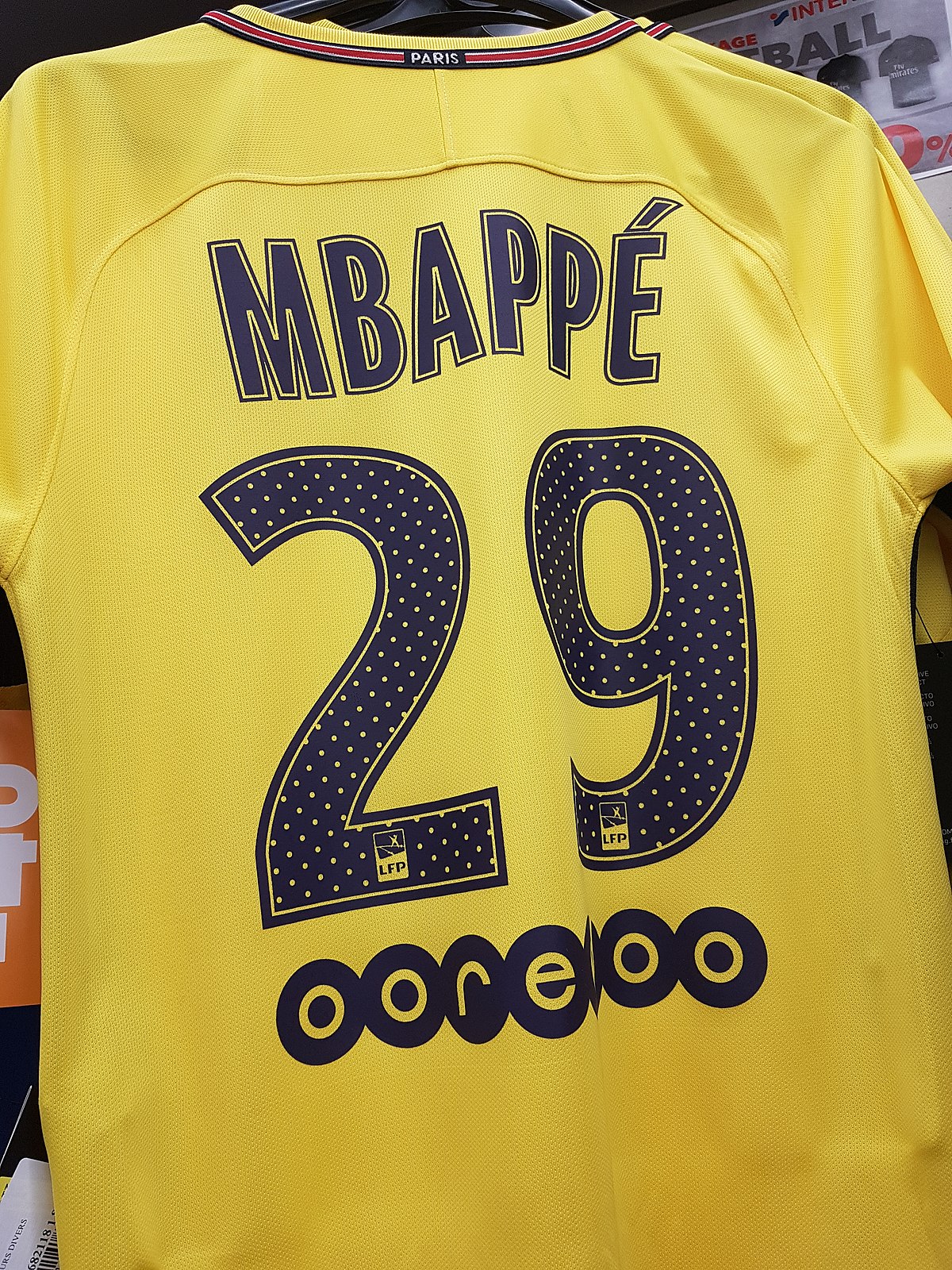 Maillot de mbappe psg