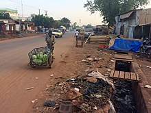 An open runoff system in Africa Mali, Bamako, Rue 249 (1).JPG