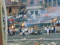 Manikarnika Ghat of Holi river Ganges