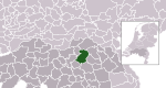 Carte de localisation de Bernheze