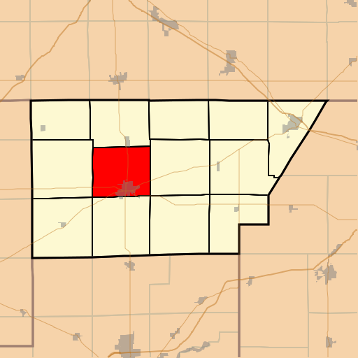 File:Map highlighting Clintonia Township, De Witt County, Illinois.svg