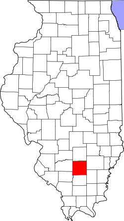 Map of Illinois highlighting Jefferson County.svg