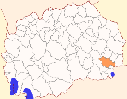 Strumica – Mappa