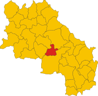 Locatie van Buonconvento in Siena (SI)