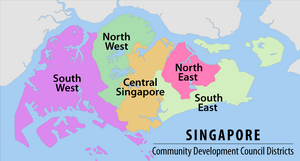 Сингапурдин округар
