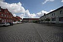 City plan and historical buildings worth preserving on Burgstrasse, Marktstrasse and the market square