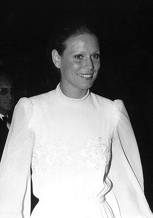 Marthe Keller in Monte Carlo in 1975