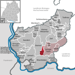 Maulburg - Localizazion