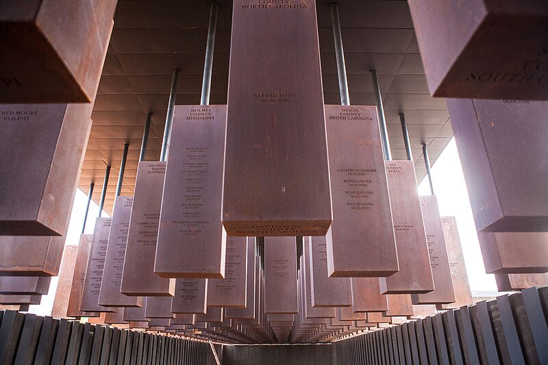 File:Memorial Corridor at The National Memorial for Peace and Justice.jpg